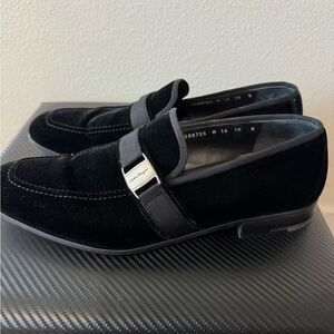 Salvatore Ferragamo, Danny 2 Velvet loafers. US men’s 11